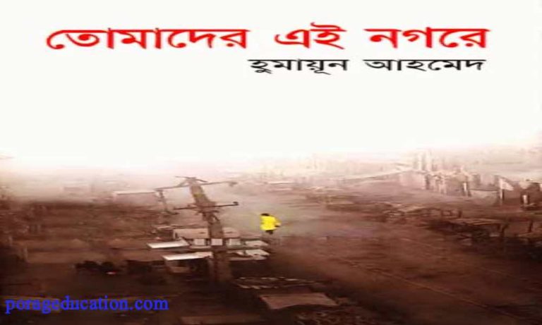 Tomader Ei Nogore humayun ahmed pdf