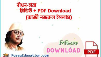 Photo of বাঁধন-হারা কাজী নজরুল ইসলাম PDF Download