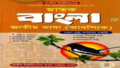 Photo of স্নাতক বাংলা জাতীয় ভাষা pdf Download